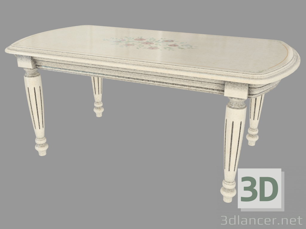 3D Modell Couchtisch (1230x521x630) - Vorschau