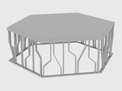 Coffee table GINZA SMALL TABLE (130x113xH40)