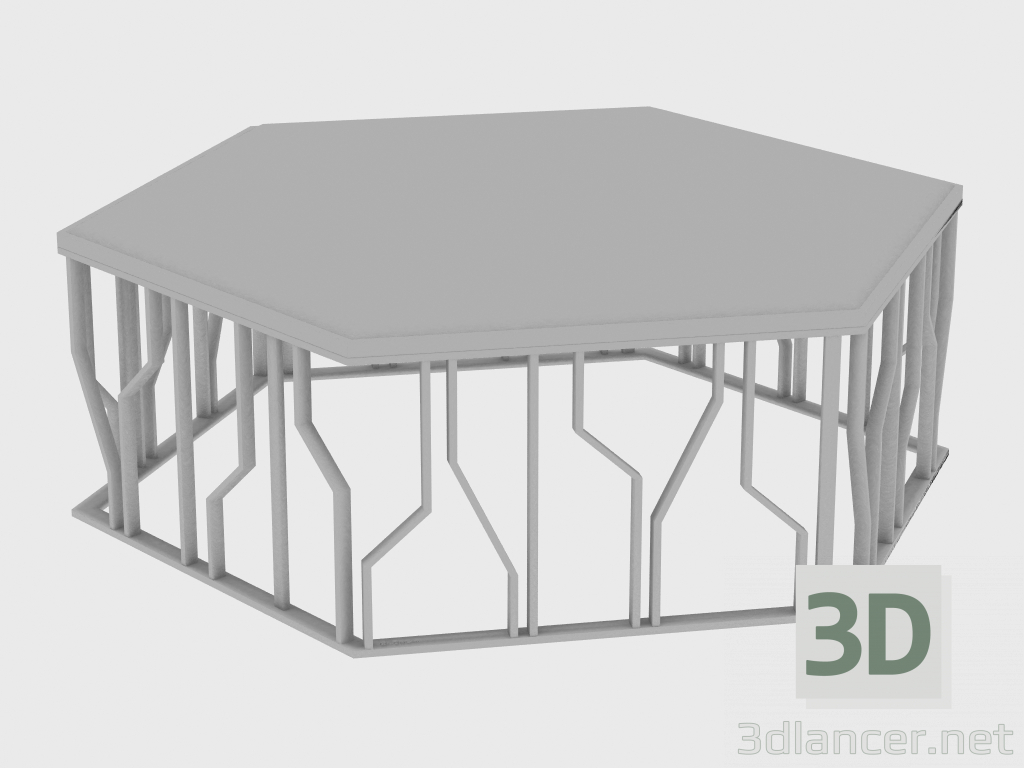 3d модель Столик журнальний GINZA SMALL TABLE (130x113xH40) – превью