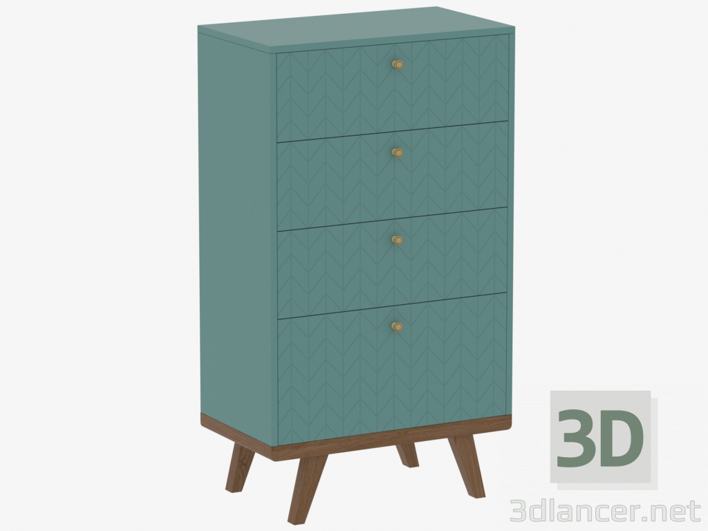 3d model Cajonera alta THIMON v2 (IDC030101108) - vista previa