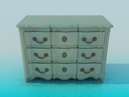 3d model Chest of drawers - preview