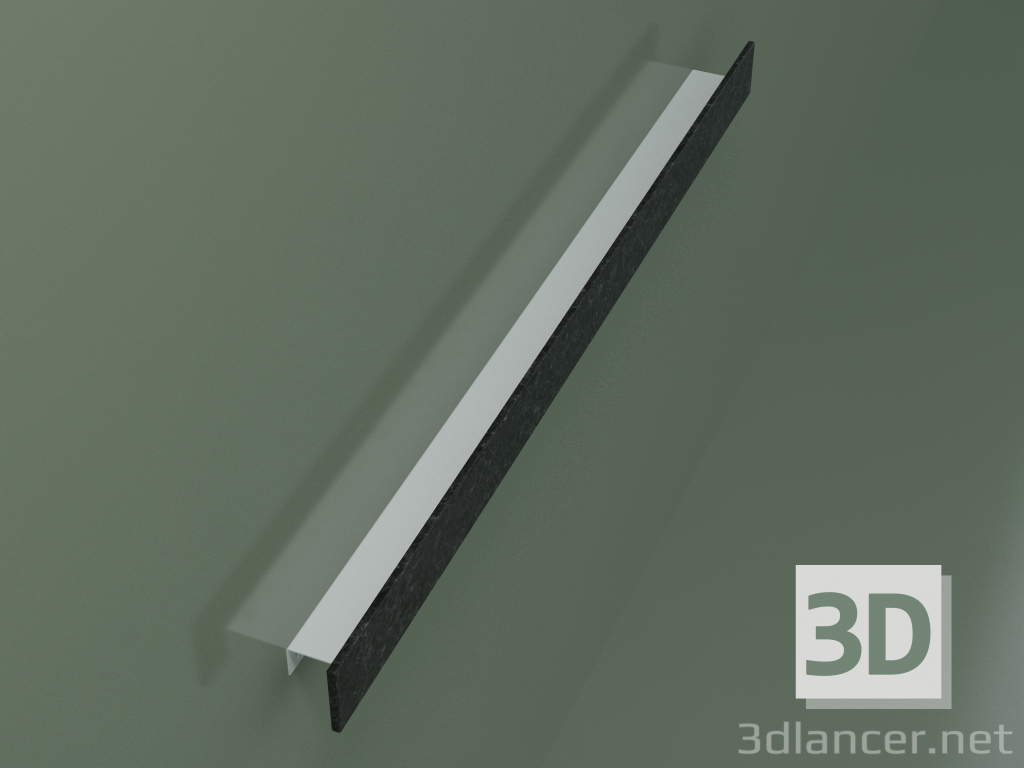 3d model Filolucido shelf (90S18002, Nero Assoluto M03) - preview