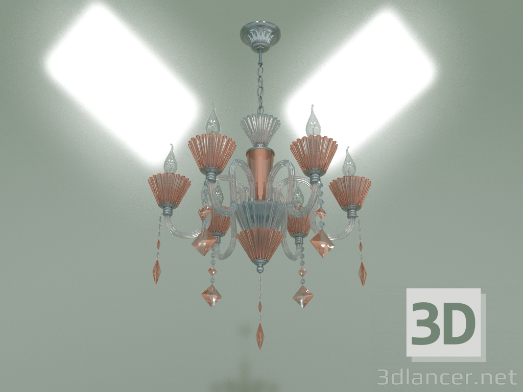 Modelo 3d Lustre pendente Lorita 311-6 - preview