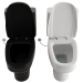 3d Toilet - Two toilets of different colors model buy - render