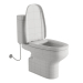 3d Toilet - Two toilets of different colors model buy - render