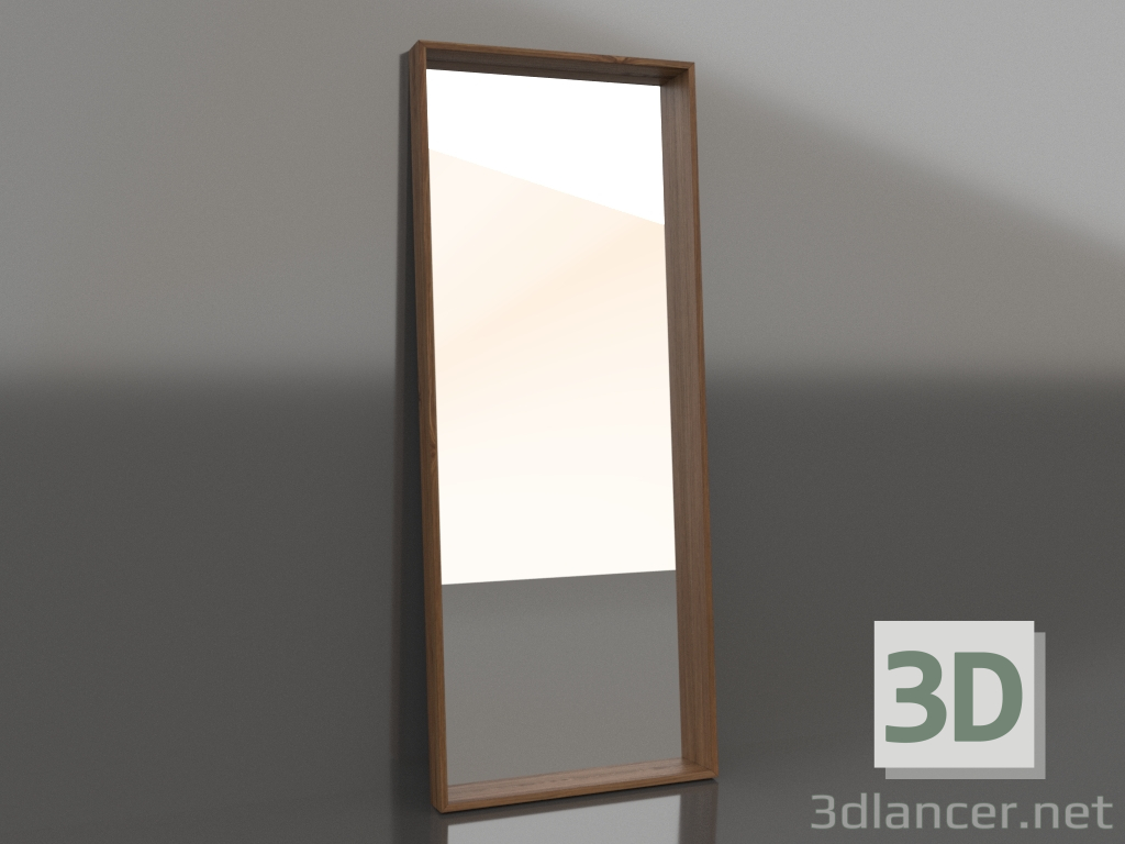 3D modeli Ayna 2000x800 mm (açık ceviz) - önizleme