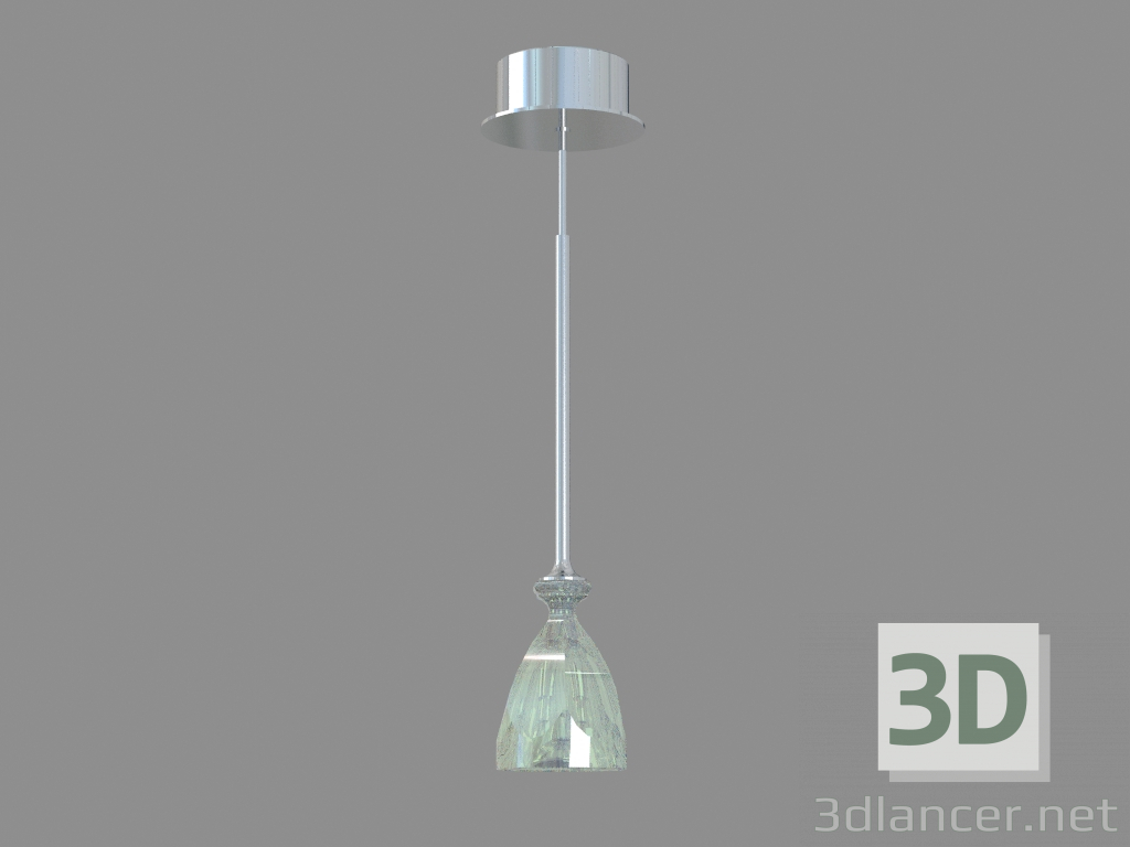 3d модель Светильник HIC ceiling Clear crystal and silver – превью