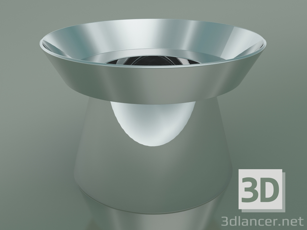 3d model Florero Giravolta - Con florero (platino) - vista previa