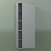 3d model Armario de pared con 1 puerta derecha (8CUCDСD01, Silver Grey C35, L 48, P 24, H 120 cm) - vista previa