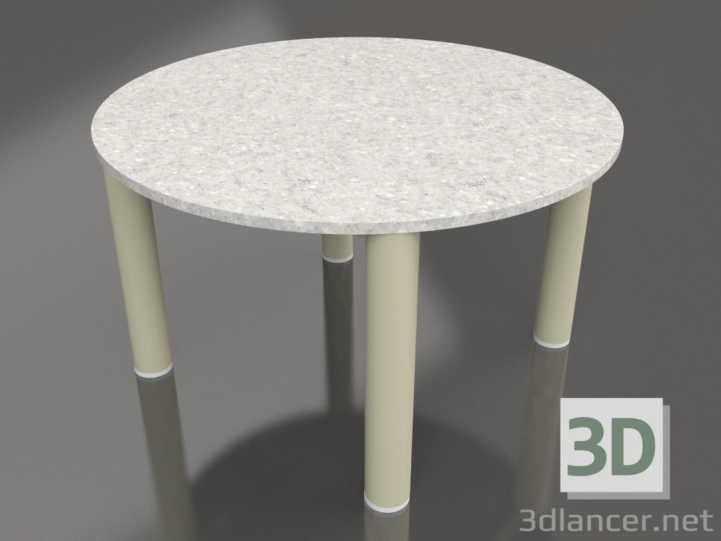 Modelo 3d Mesa de centro D 60 (Ouro, DEKTON Sirocco) - preview