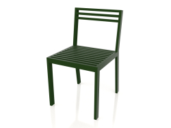 Chaise de salle à manger (Vert bouteille)