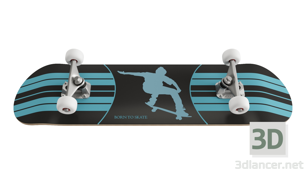 Skateboard 3D-Modell kaufen - Rendern