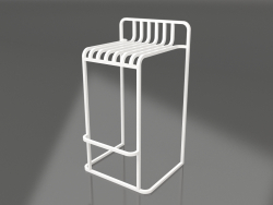 Tabouret haut (Blanc)