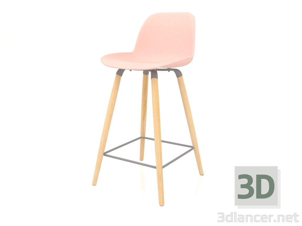 3d модель Напівбарний стілець Albert Kuip 65 cm (Old Pink) – превью