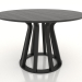 modèle 3D Table à manger Ø 1200 mm (noir RAL 9005) - preview