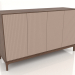 modello 3D Mobile TV FARGO con frontali fresati 1600x500x950 mm (beige, rovere tabacco, opzione 4) - anteprima