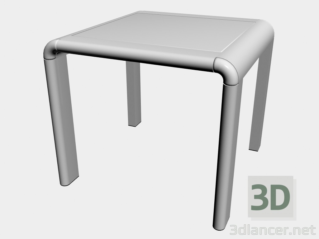 3d model Mesa aluminio tapa mesa 51740 - vista previa