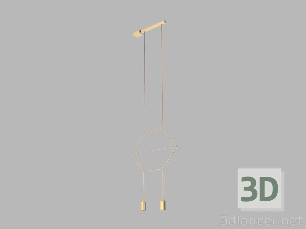 Modelo 3d 0320 luminária - preview