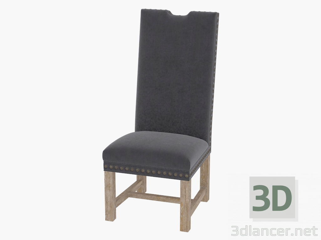 modello 3D Sedia da pranzo LOMPRET VELVET SEDIA (8826.1302) - anteprima