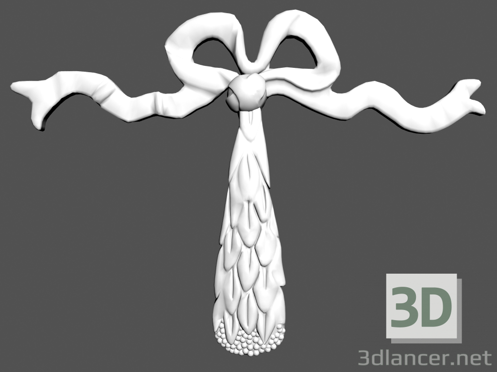 modello 3D Pannello decorativo W690 - anteprima