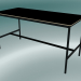 3d model Mesa rectangular Base alta 85x190x95 (Negro, Contrachapado, Negro) - vista previa