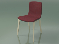 Silla 3966 (4 patas de madera, polipropileno, tapizado, abedul blanco)