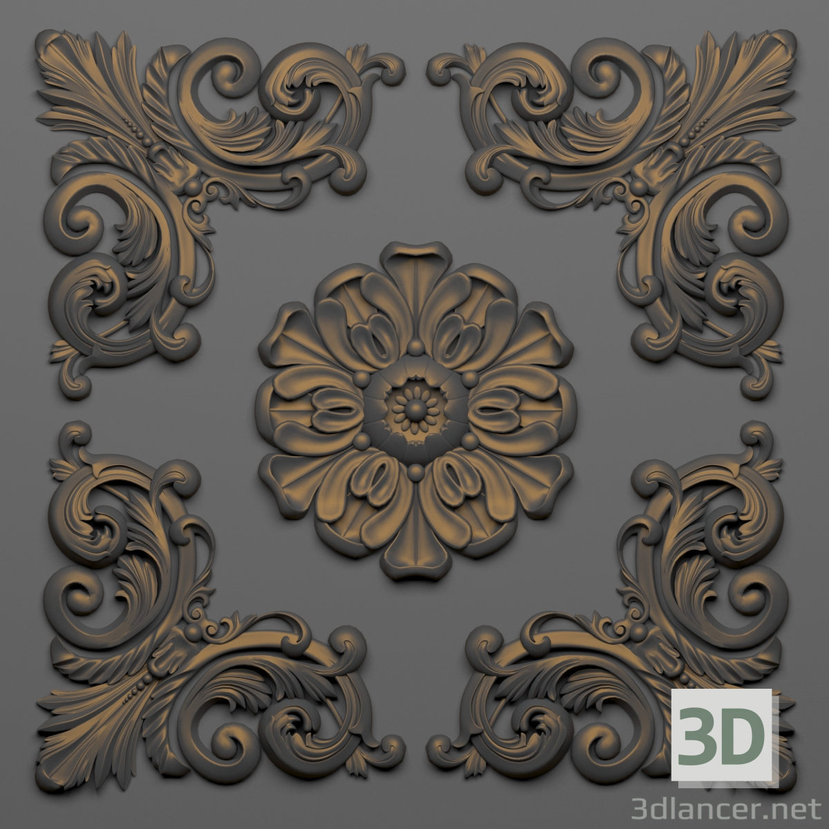 3d Decor 46 model buy - render