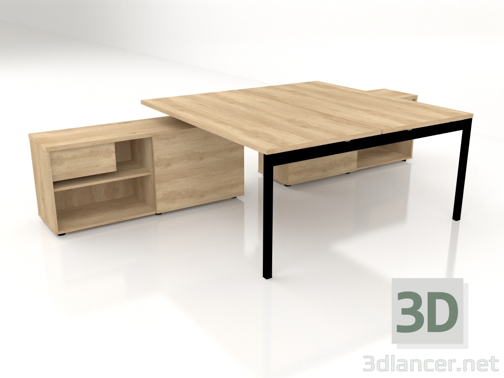 Modelo 3d Mesa de trabalho Ogi Y Banco BOYL40 (1600x3210) - preview