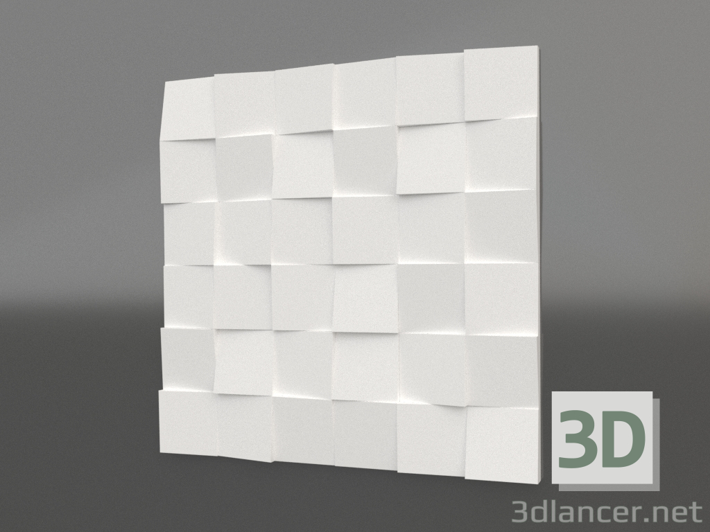 3d model panel 3d M-28 - vista previa