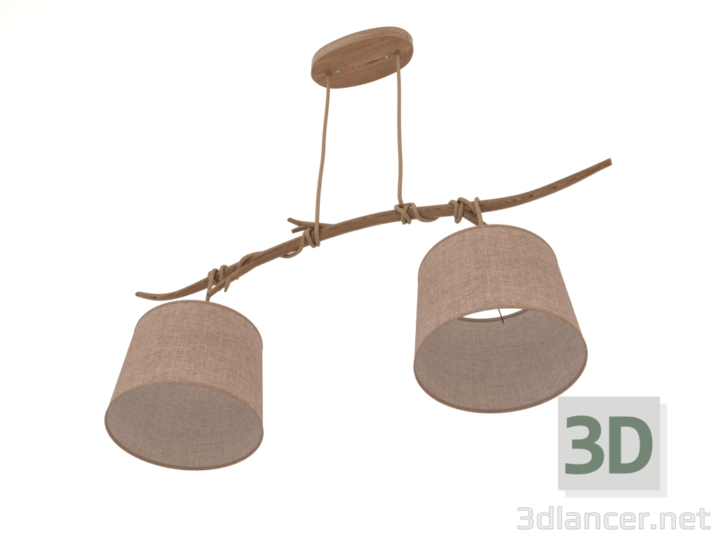 modello 3D Lampadario a sospensione (6177) - anteprima