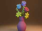 Flowers in a vase