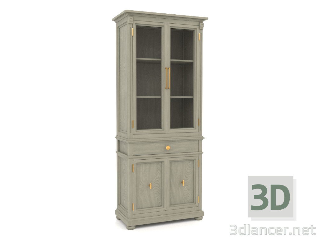 modello 3D Credenza (1 sezione) - anteprima