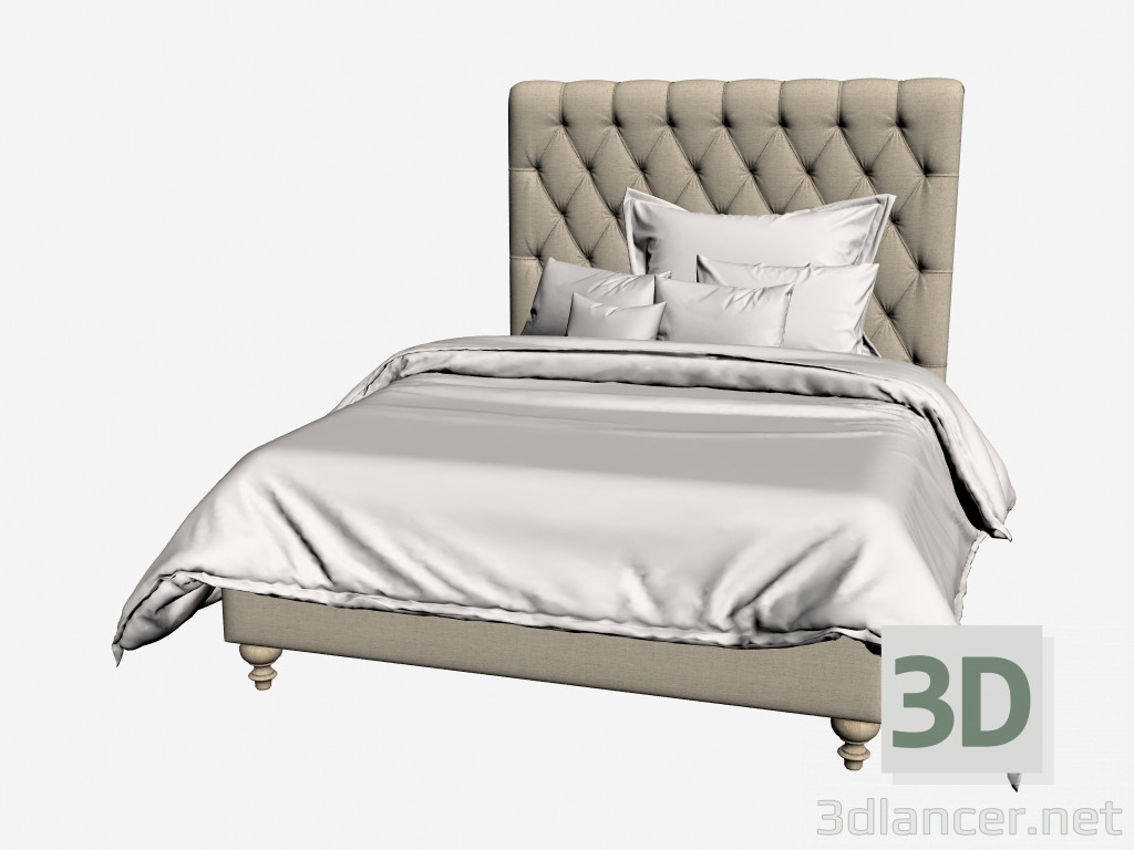 Modelo 3d Cama de FRANKLIN FULL (006,002) - preview