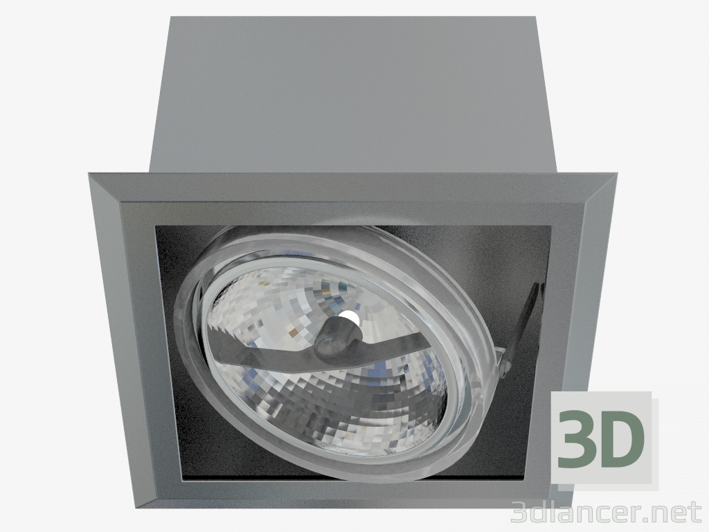 3 डी मॉडल छत recessed D90 F09 01 - पूर्वावलोकन