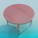 3d model Round table - preview