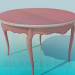 3d model Round table - preview