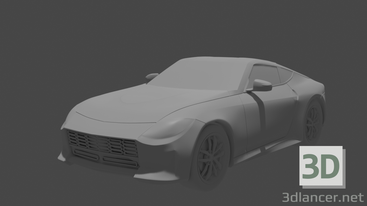 3d Nissan z модель купить - ракурс