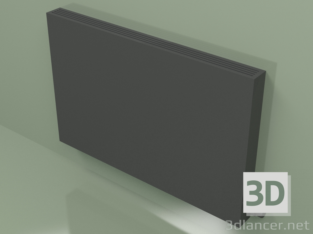 3D Modell Konvektor - Aura Slim Basic (650 x 1000 x 80, RAL 9005) - Vorschau