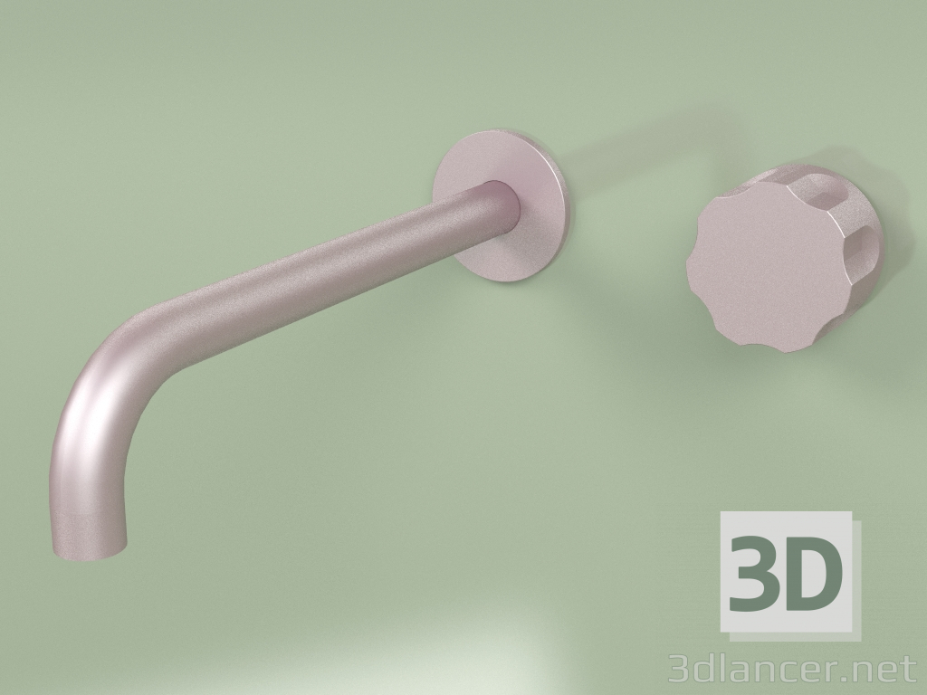 3d model Mezclador hidro-progresivo de pared con caño (17 11 T, OR) - vista previa