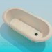 3d model Bath tub on legs - preview