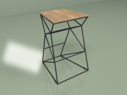 Tabouret de bar SUPPOR 650 (frêne rustique)