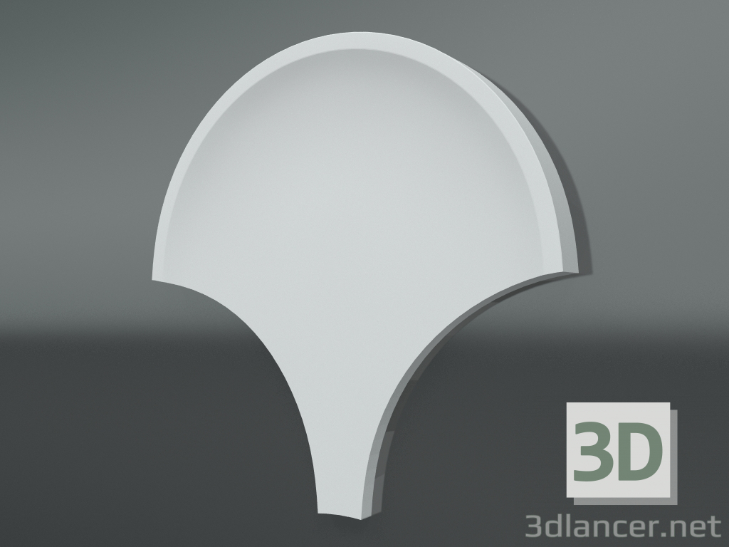 3d model Panel 3d de yeso M-417 - vista previa