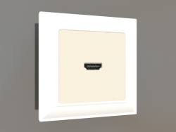 HDMI socket (ivory)