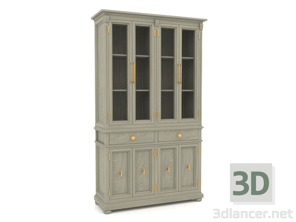 modello 3D Credenza (2 sezioni) - anteprima