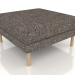 3d model Puf Fisht (patas de madera) - vista previa