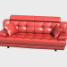 modèle 3D Sofa Chester droit - preview