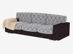 Sofa modern three-seater