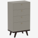 3d model High chest of drawers THIMON v2 (IDC0301021214) - preview