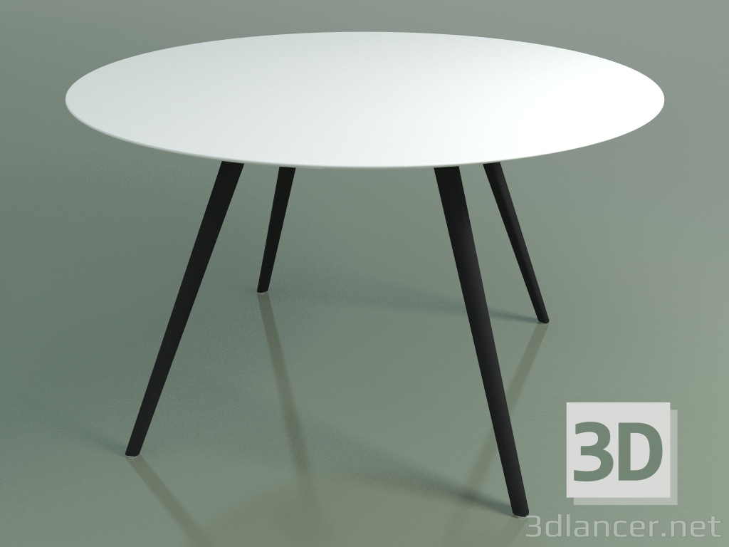 3D modeli Yuvarlak masa 5454 (H 74 - D 119 cm, HPL H02, V44) - önizleme