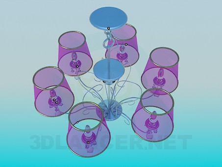 3d model Chandelier - preview